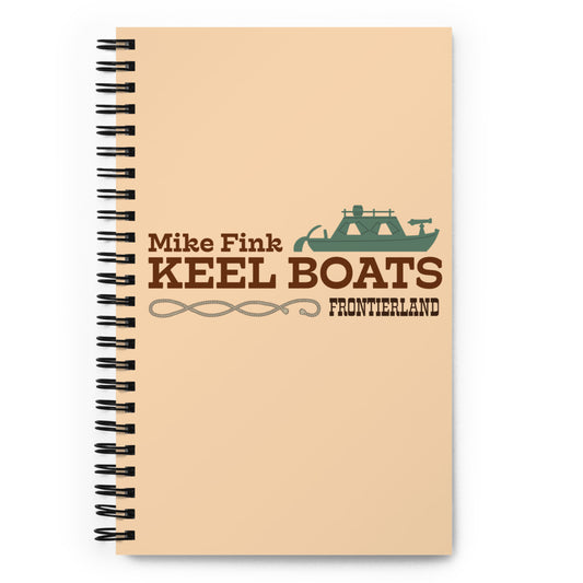 MIKE FINK KEEL BOATS title Spiral Notebook