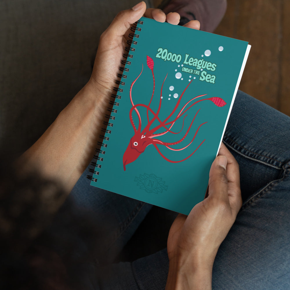 MK FANTASYLAND 20k squid Spiral Notebook