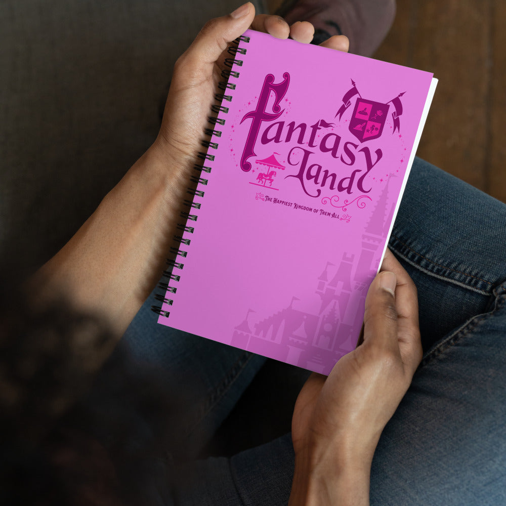 MK FANTASYLAND title Spiral Notebook