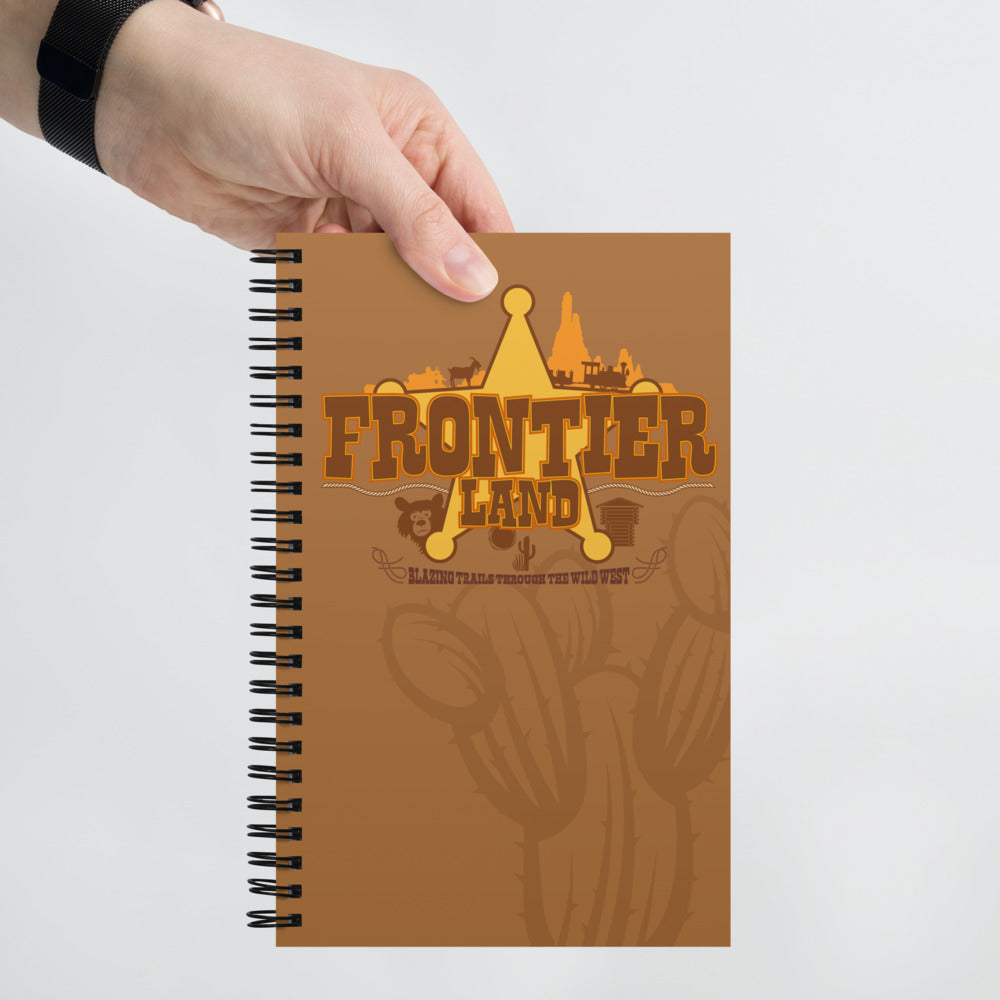 MK FRONTIERLAND title Spiral Notebook