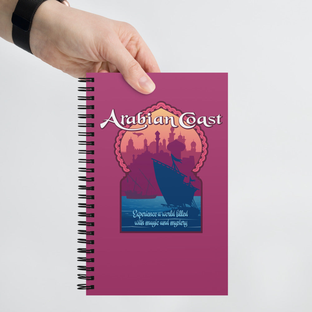 TDS ARABIAN COAST port title Spiral Notebook
