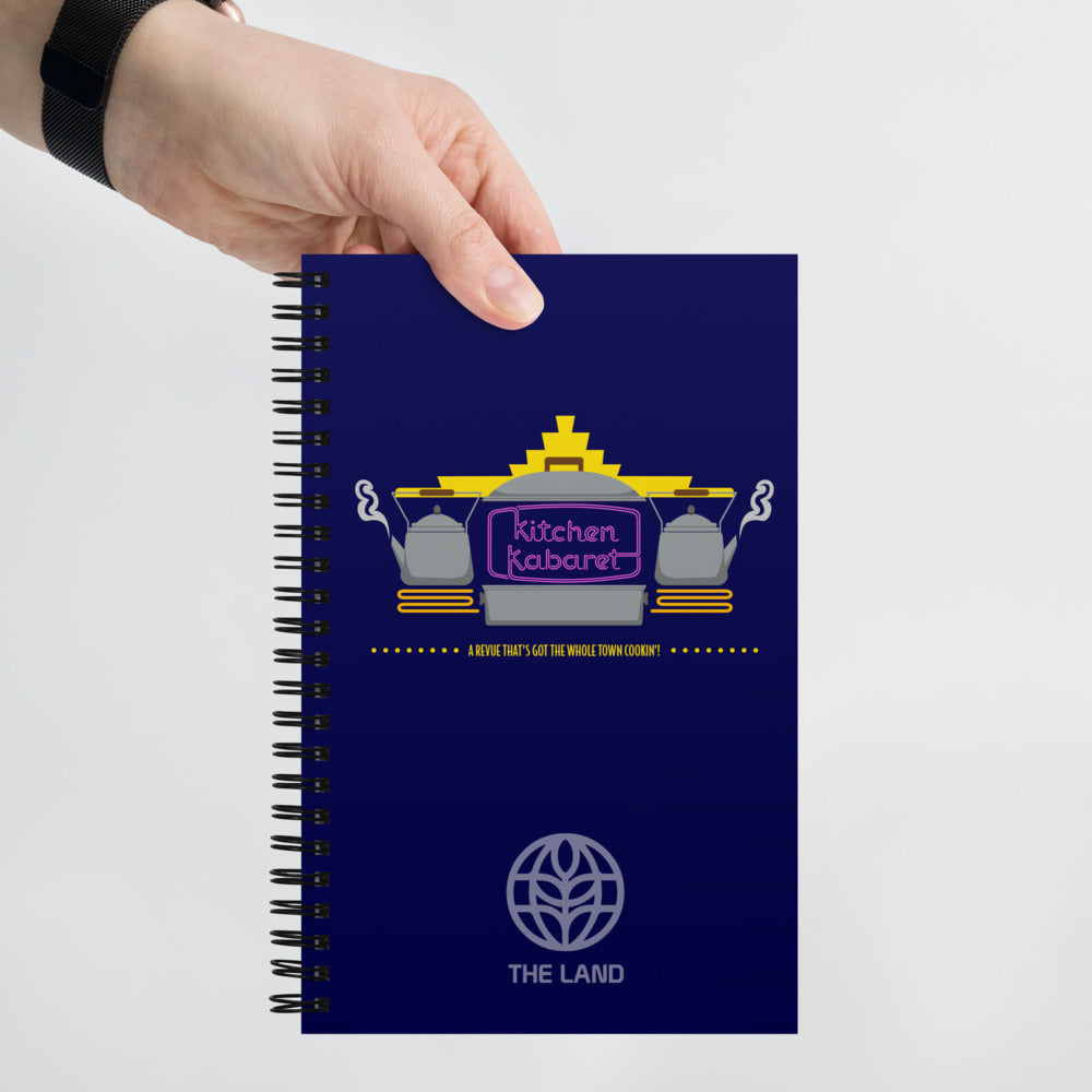 THE LAND kitchen kabaret theater Spiral Notebook