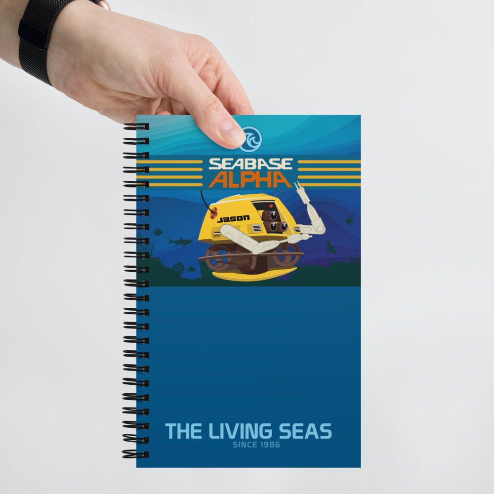 THE LIVING SEAS jason Spiral Notebook