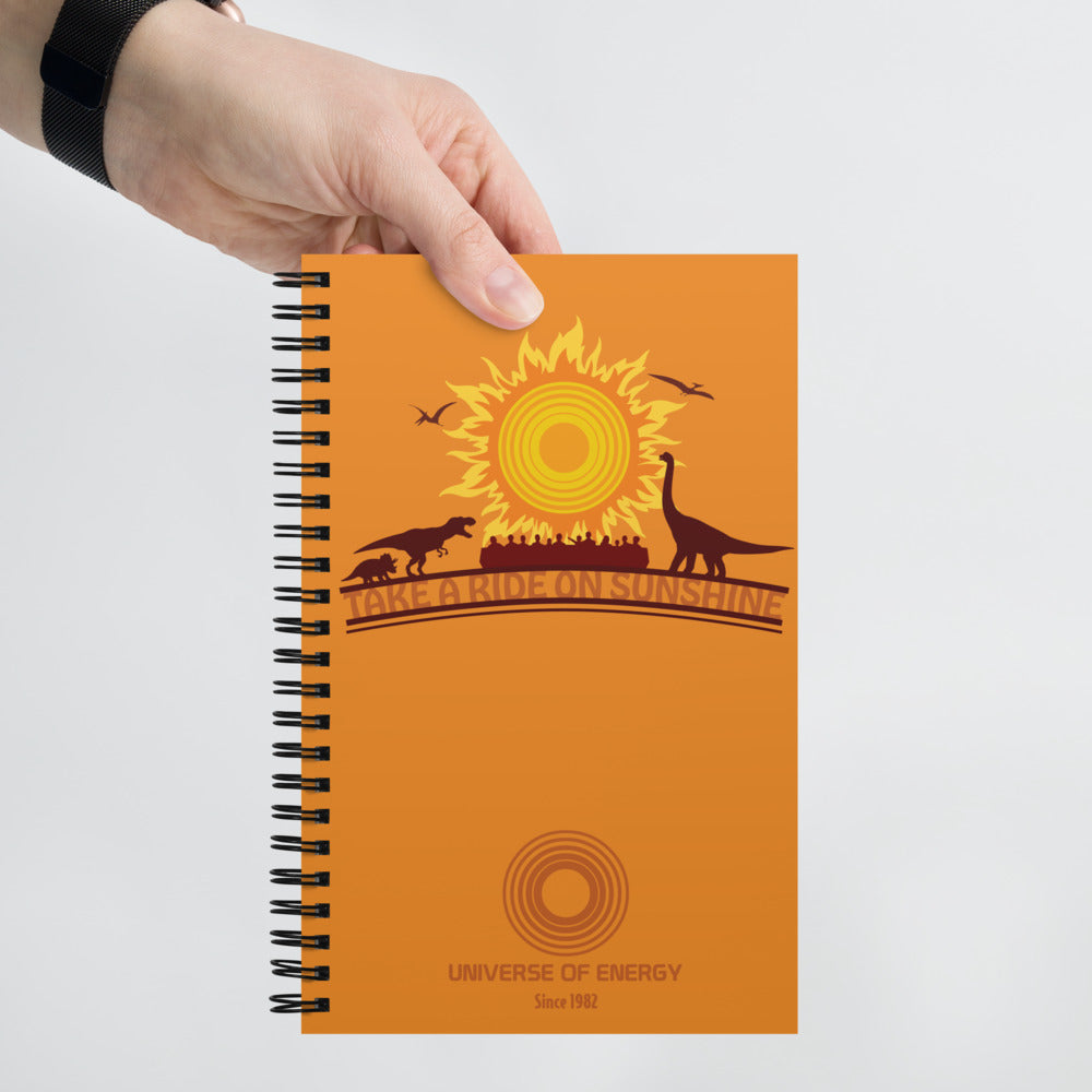 UNIVERSE OF ENERGY sun Spiral Notebook