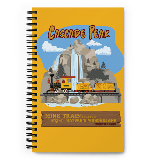 MINE TRAIN THROUGH NATURE'S WONDERLAND cascade peak Spiral Notebook