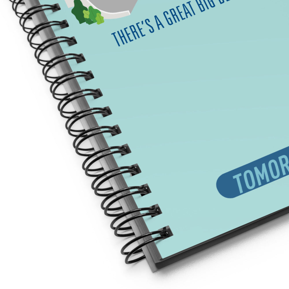 CAROUSEL OF PROGRESS building Spiral Notebook