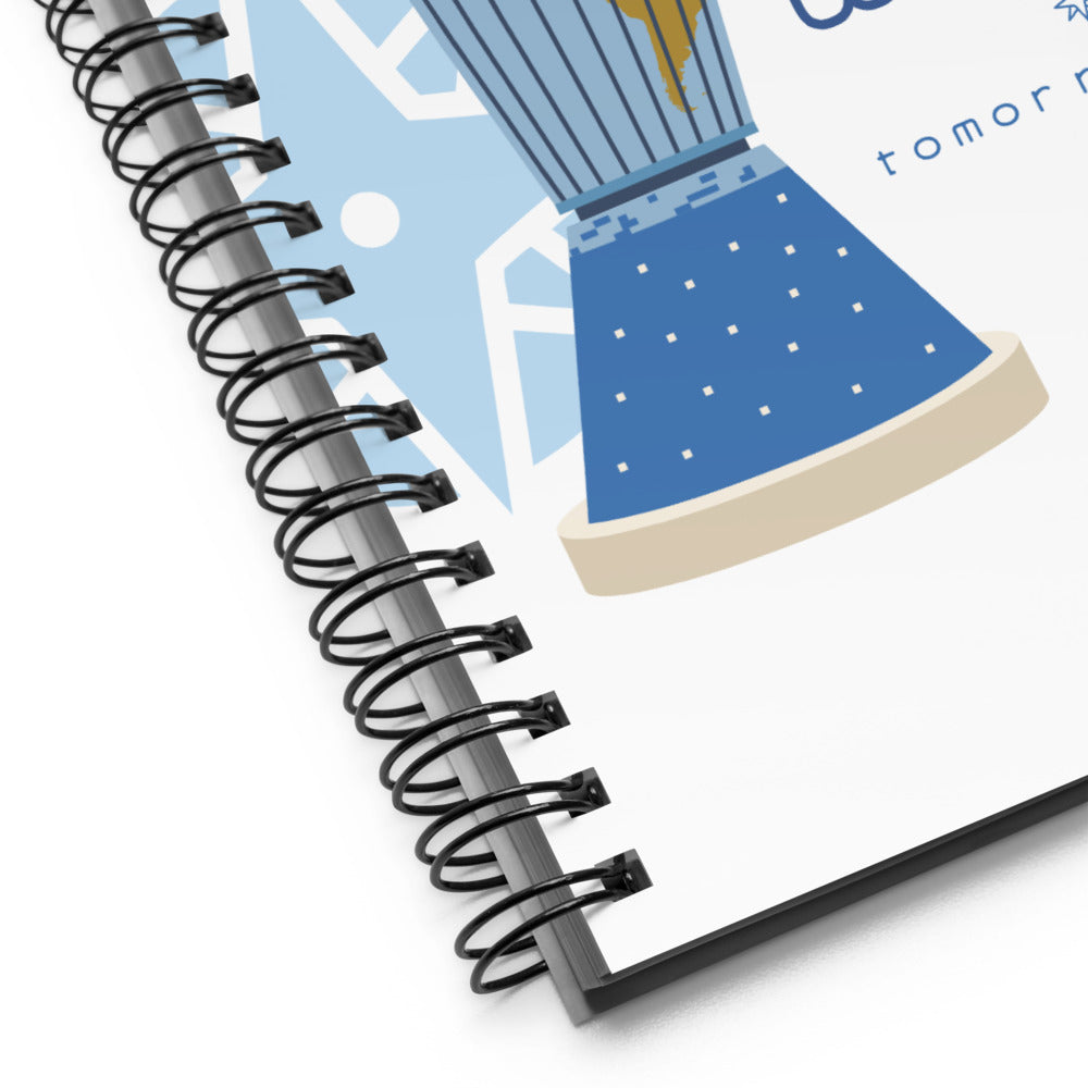 CLOCK OF THE WORLD tower Spiral Notebook