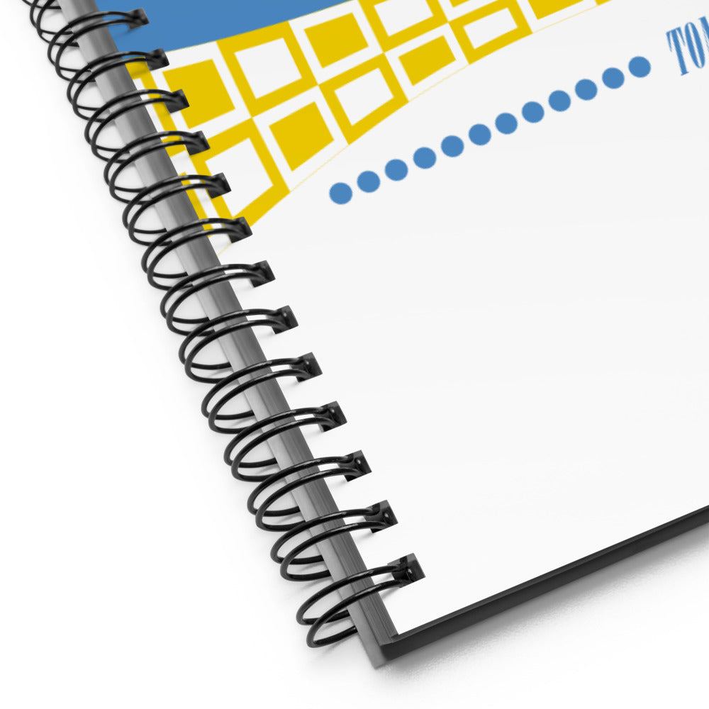 FLYING SAUCERS scene Spiral Notebook