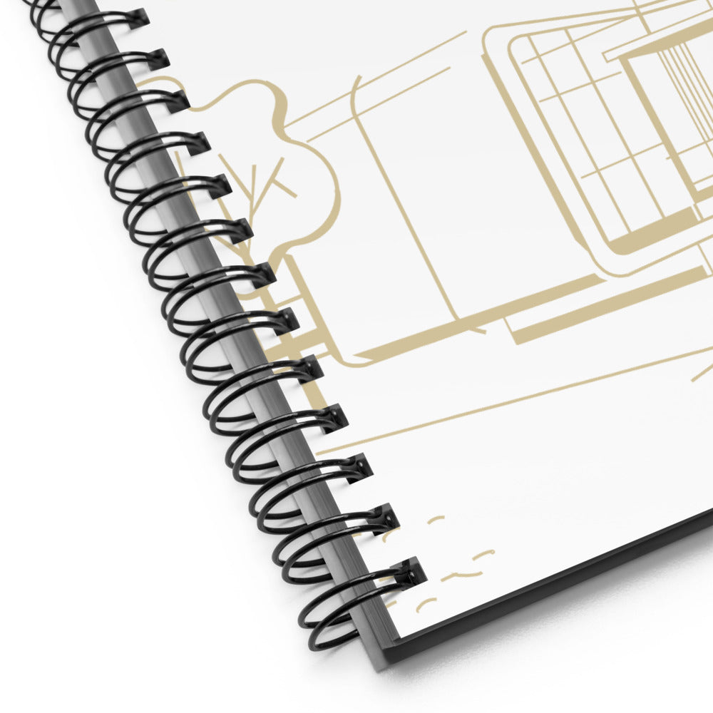 HOUSE OF THE FUTURE house Spiral Notebook