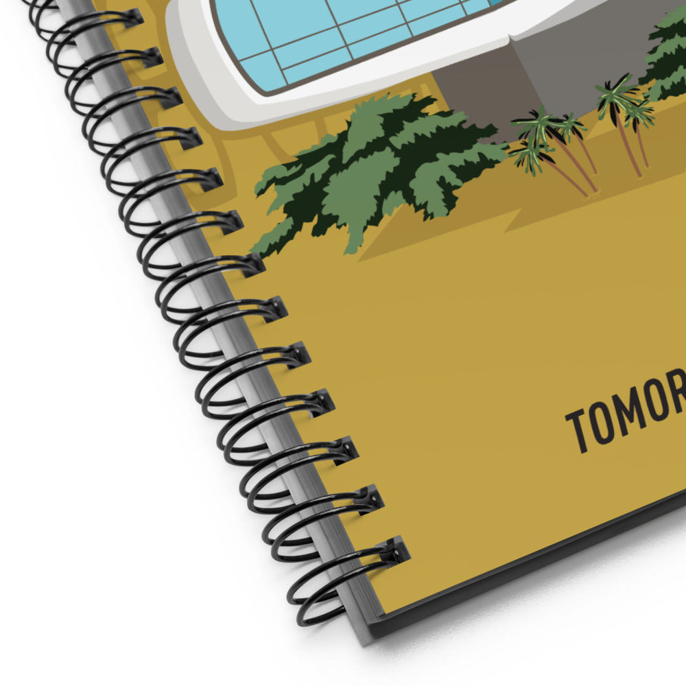 HOUSE OF THE FUTURE isolated Spiral Notebook