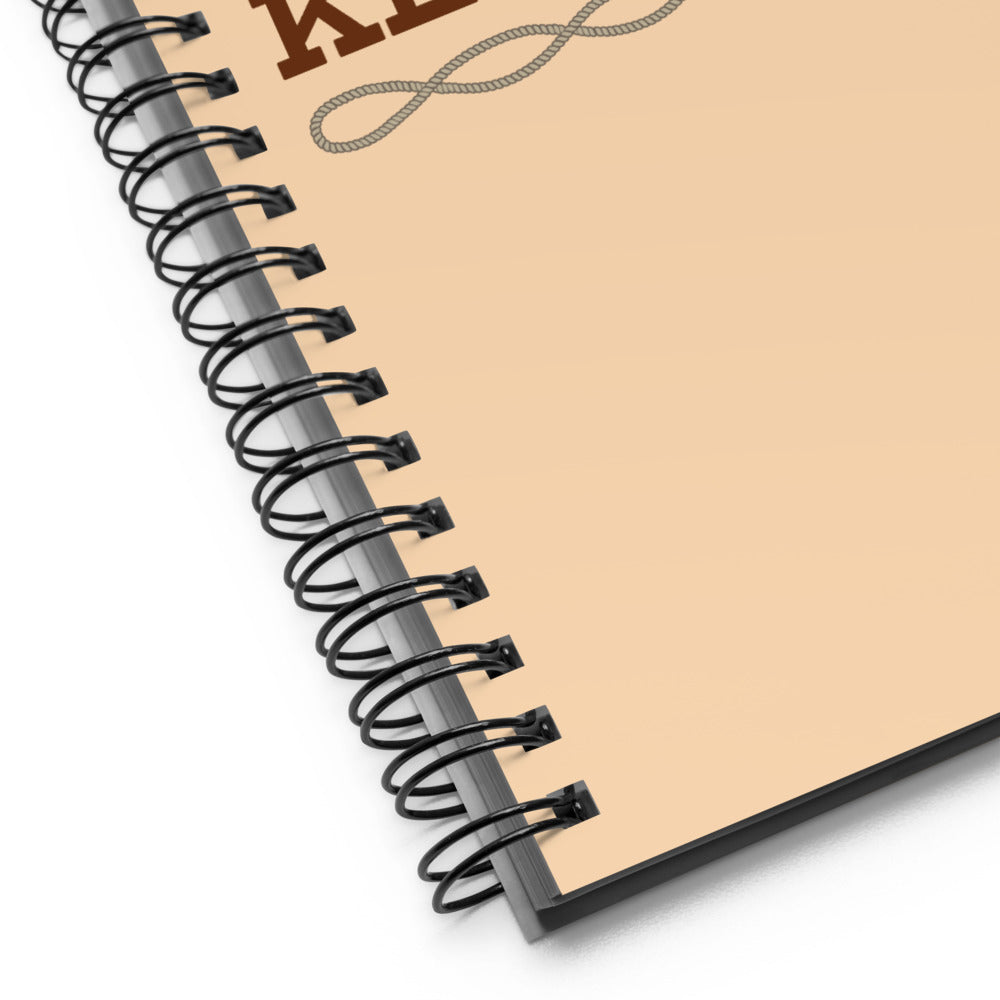 MIKE FINK KEEL BOATS title Spiral Notebook