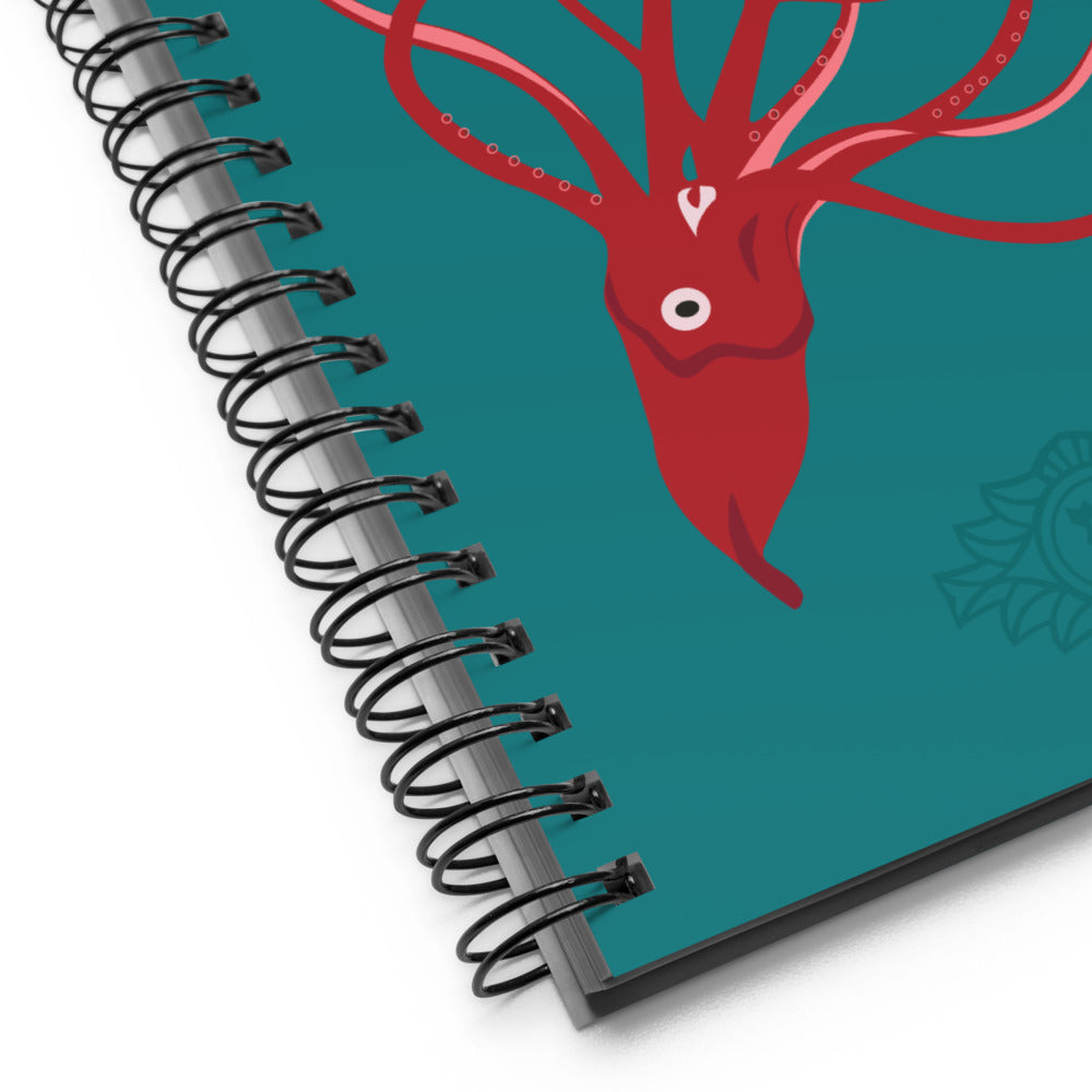 MK FANTASYLAND 20k squid Spiral Notebook