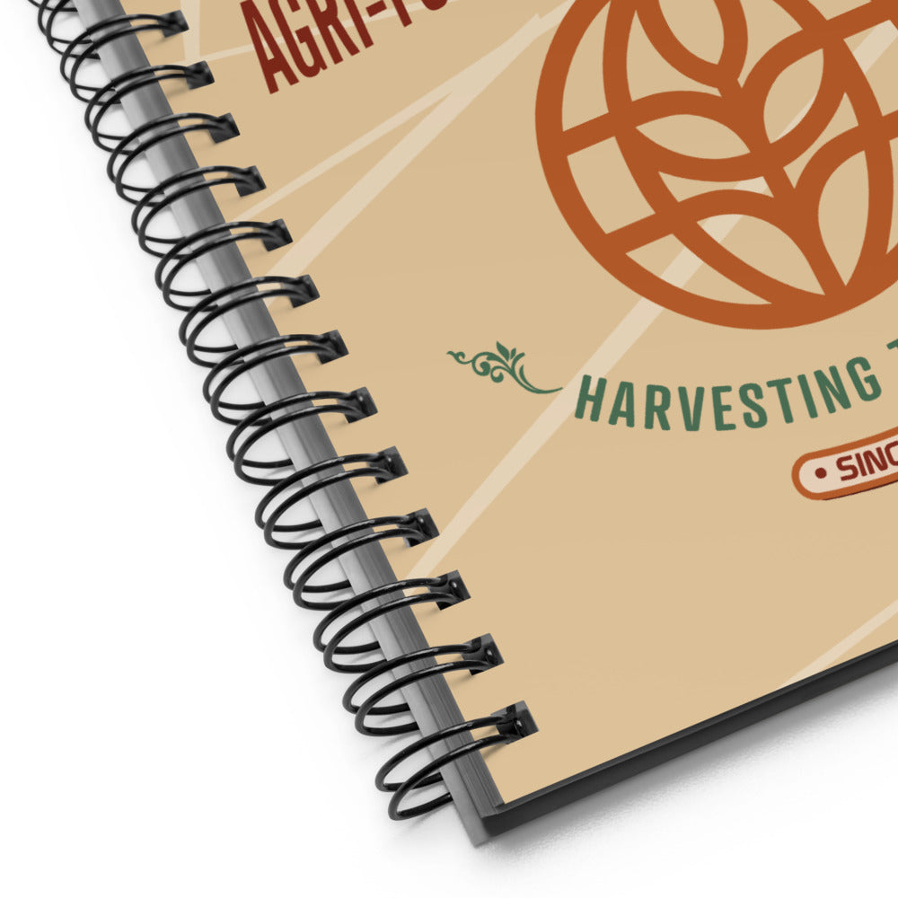 THE LAND agri-future Spiral Notebook