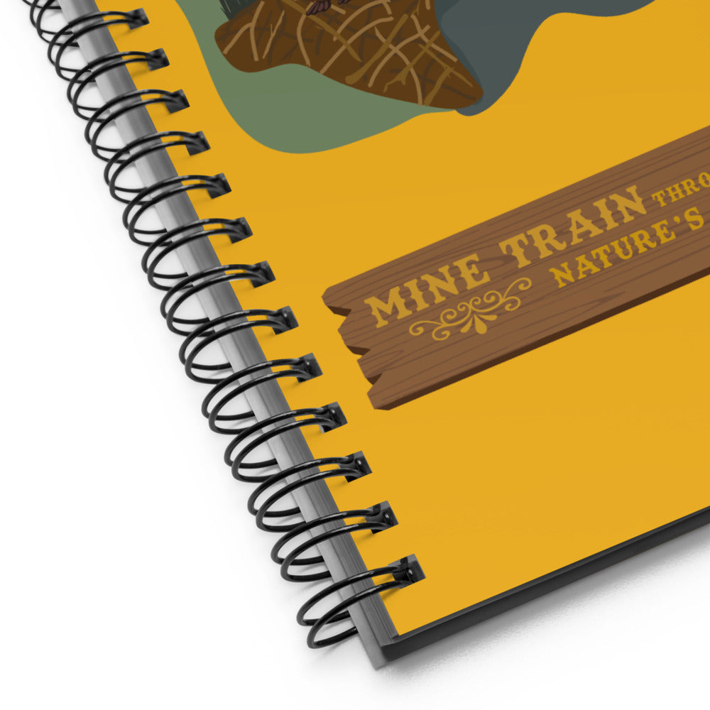 MINE TRAIN THROUGH NATURE'S WONDERLAND beaver valley Spiral Notebook