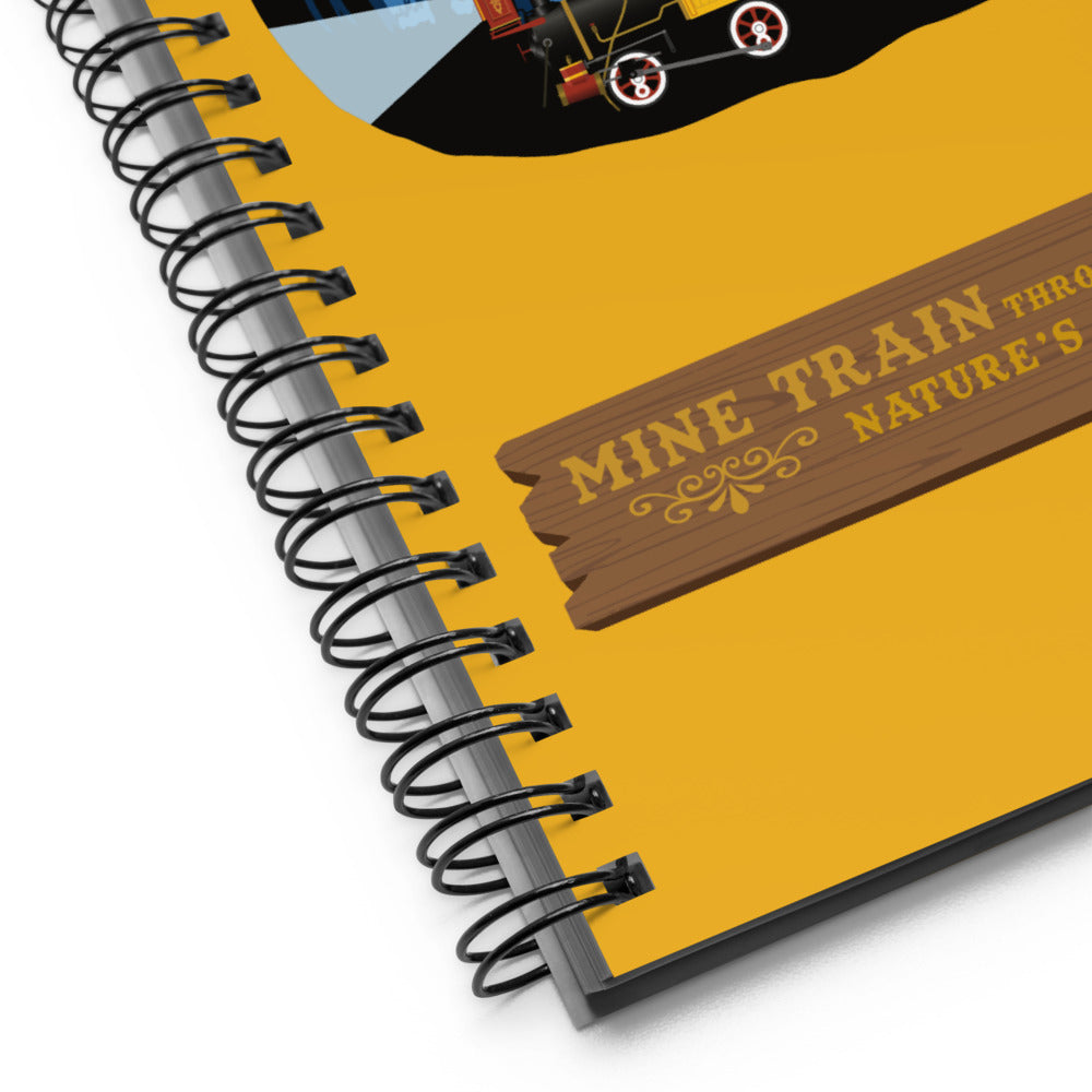 MINE TRAIN THROUGH NATURE'S WONDERLAND rainbow caverns Spiral Notebook