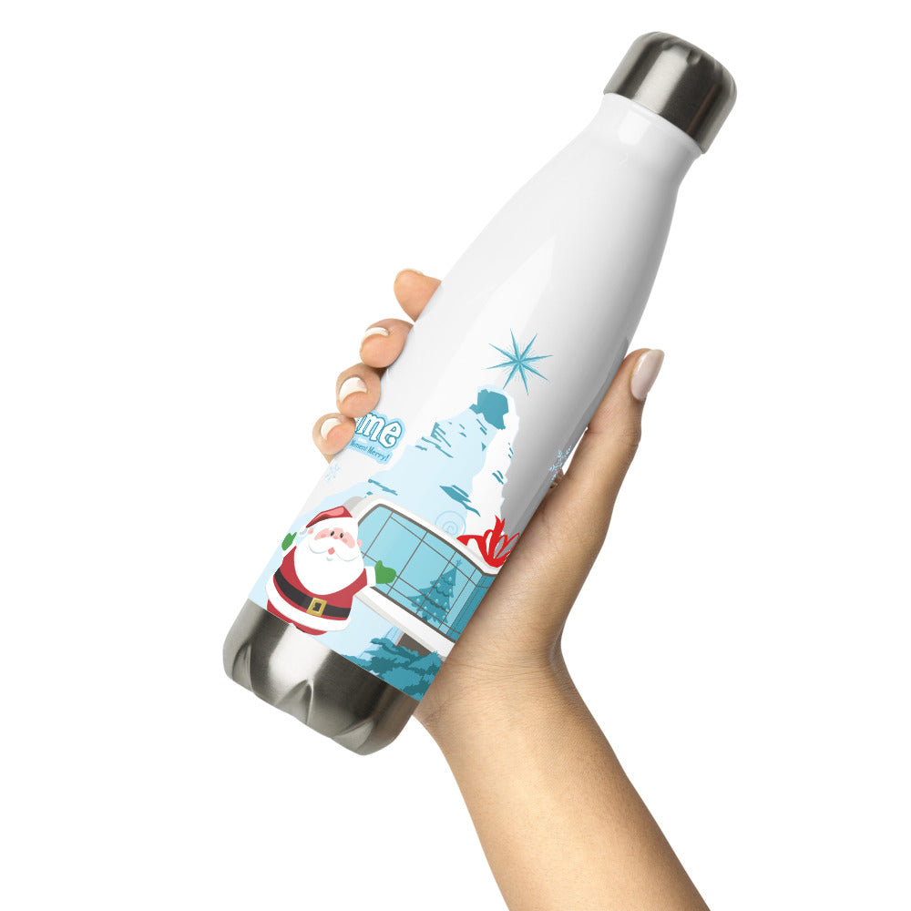 DL HOLIDAY TIME future house Water Bottle