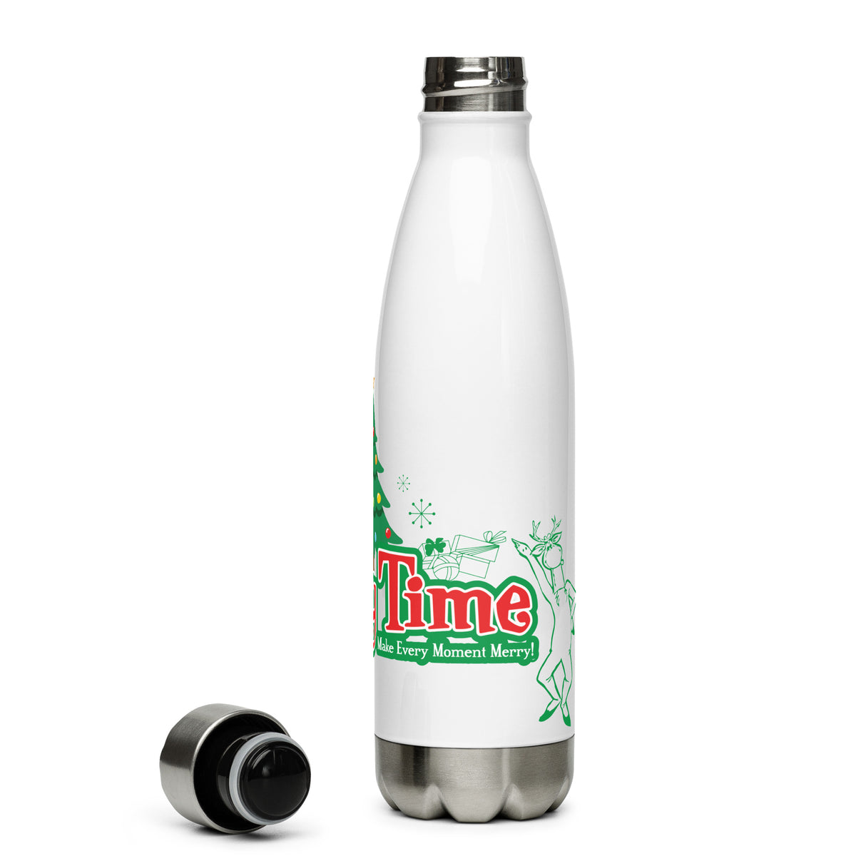 DL HOLIDAY TIME tree Water Bottle