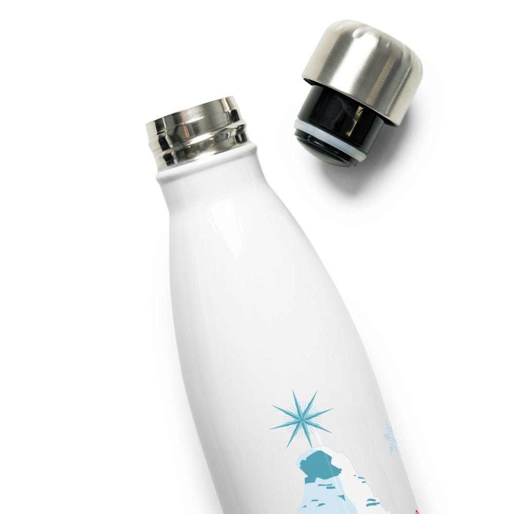 DL HOLIDAY TIME future house Water Bottle