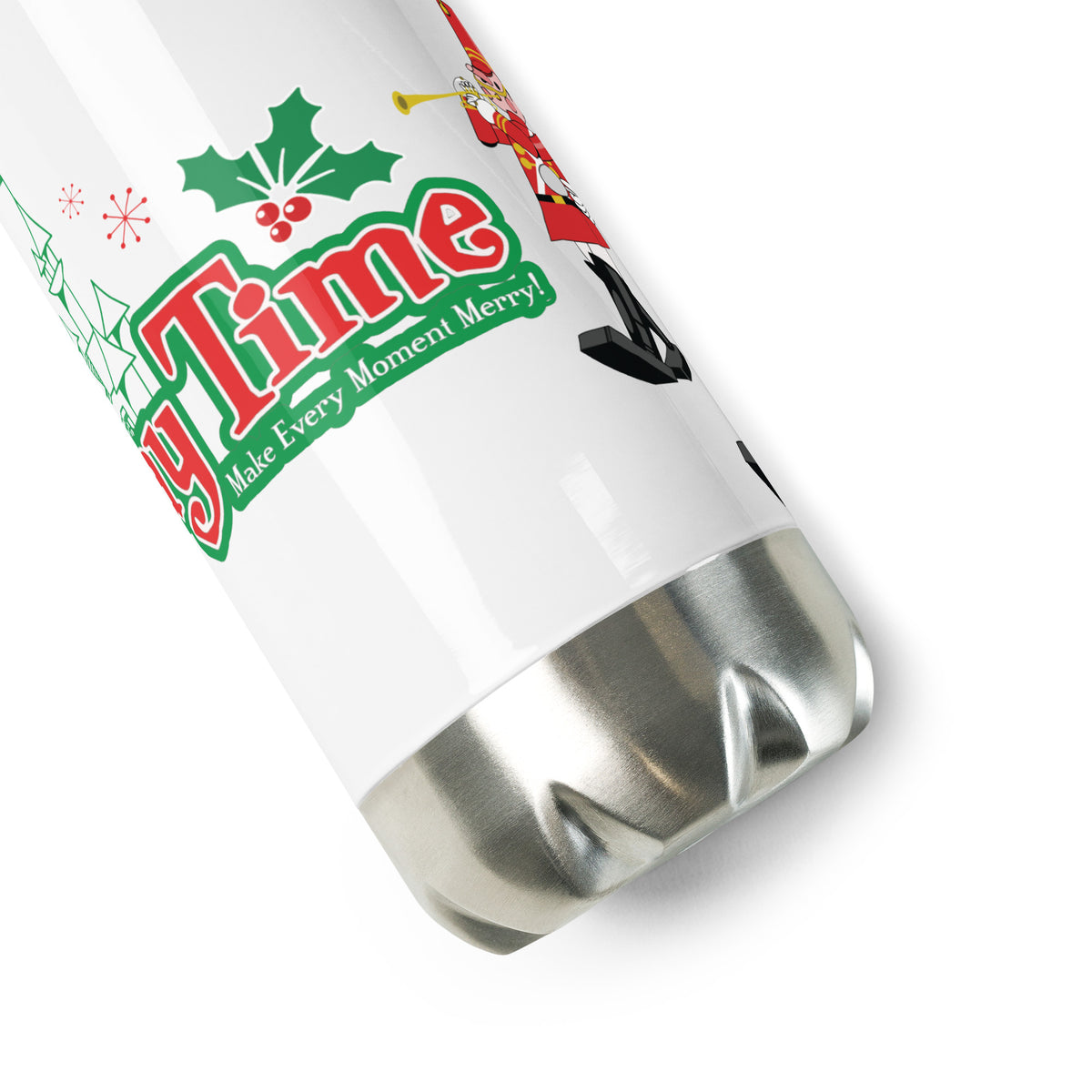 DL HOLIDAY TIME toy soldiers Water Bottle