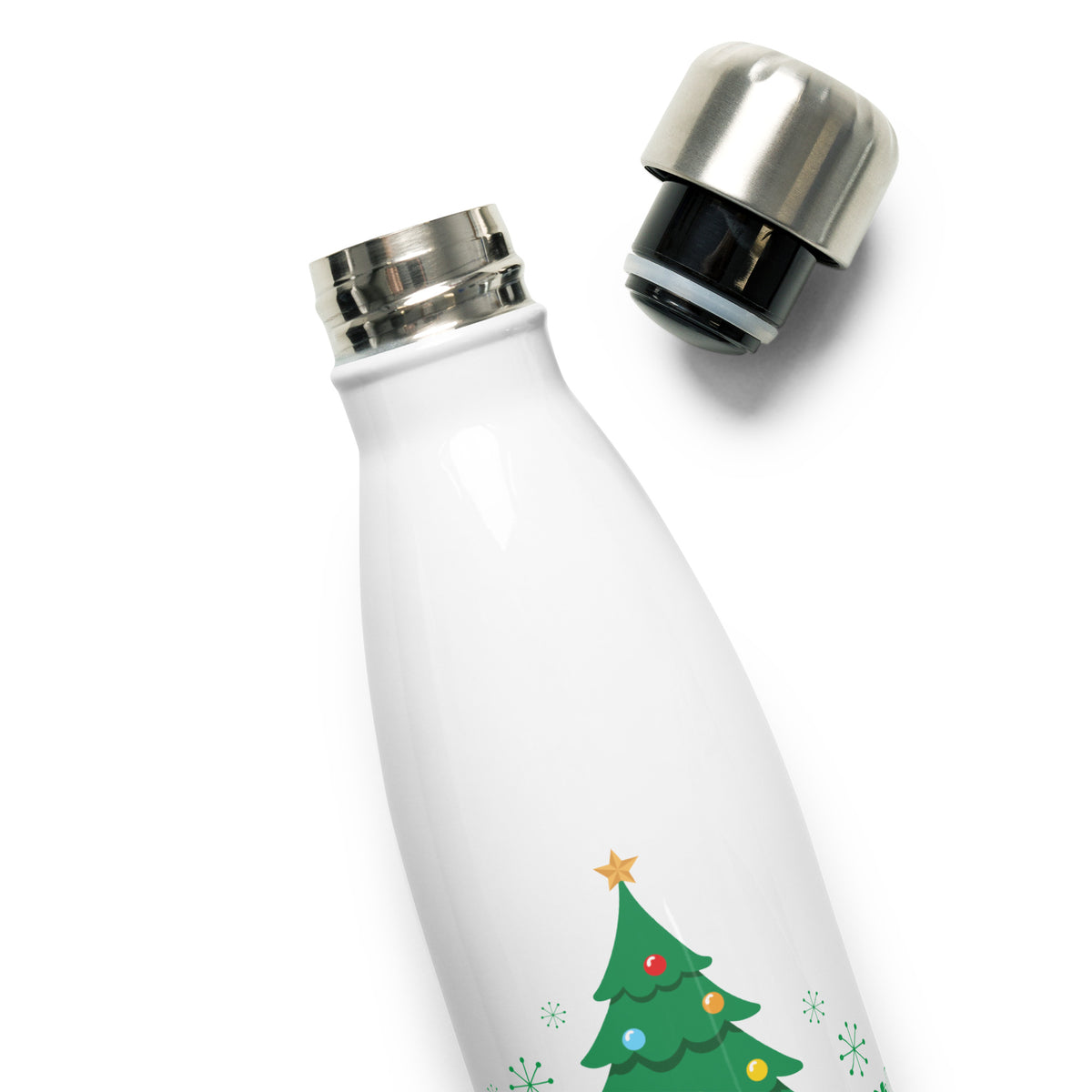 DL HOLIDAY TIME tree Water Bottle