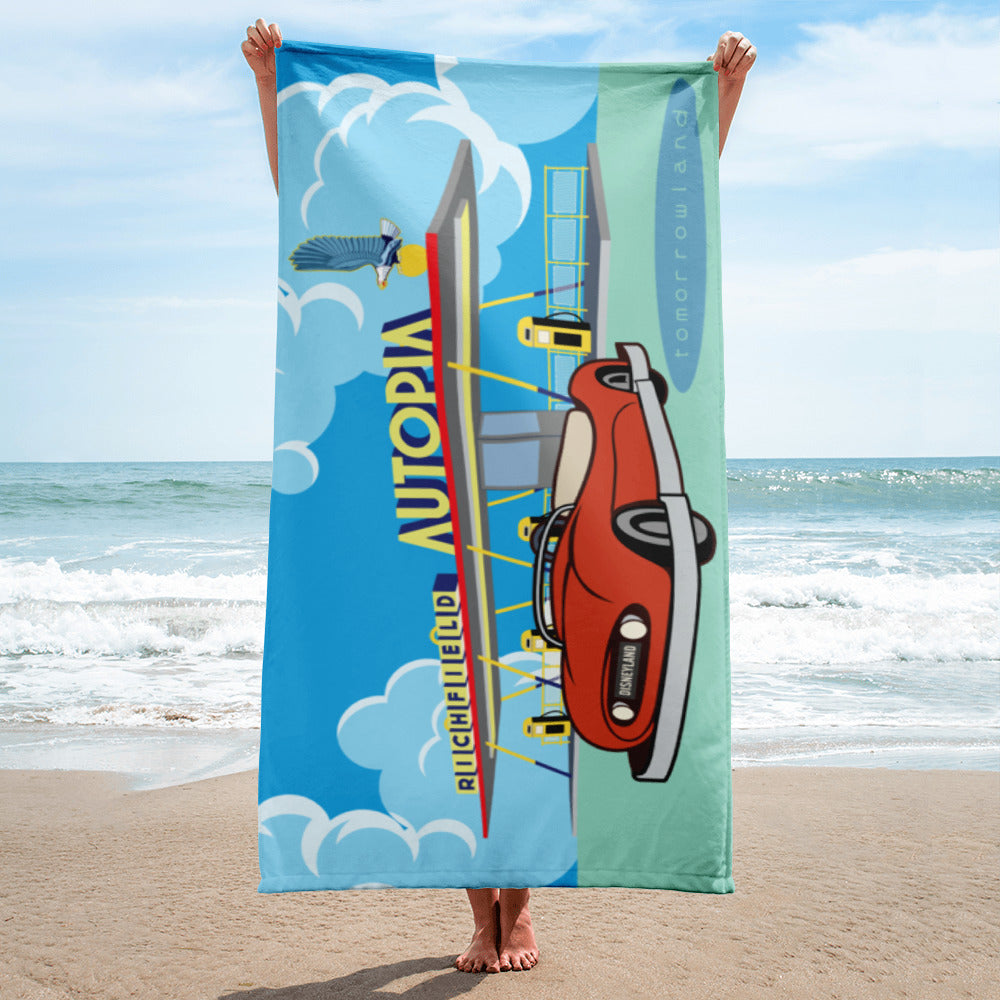 AUTOPIA - RICHFIELD boarding Beach Towel