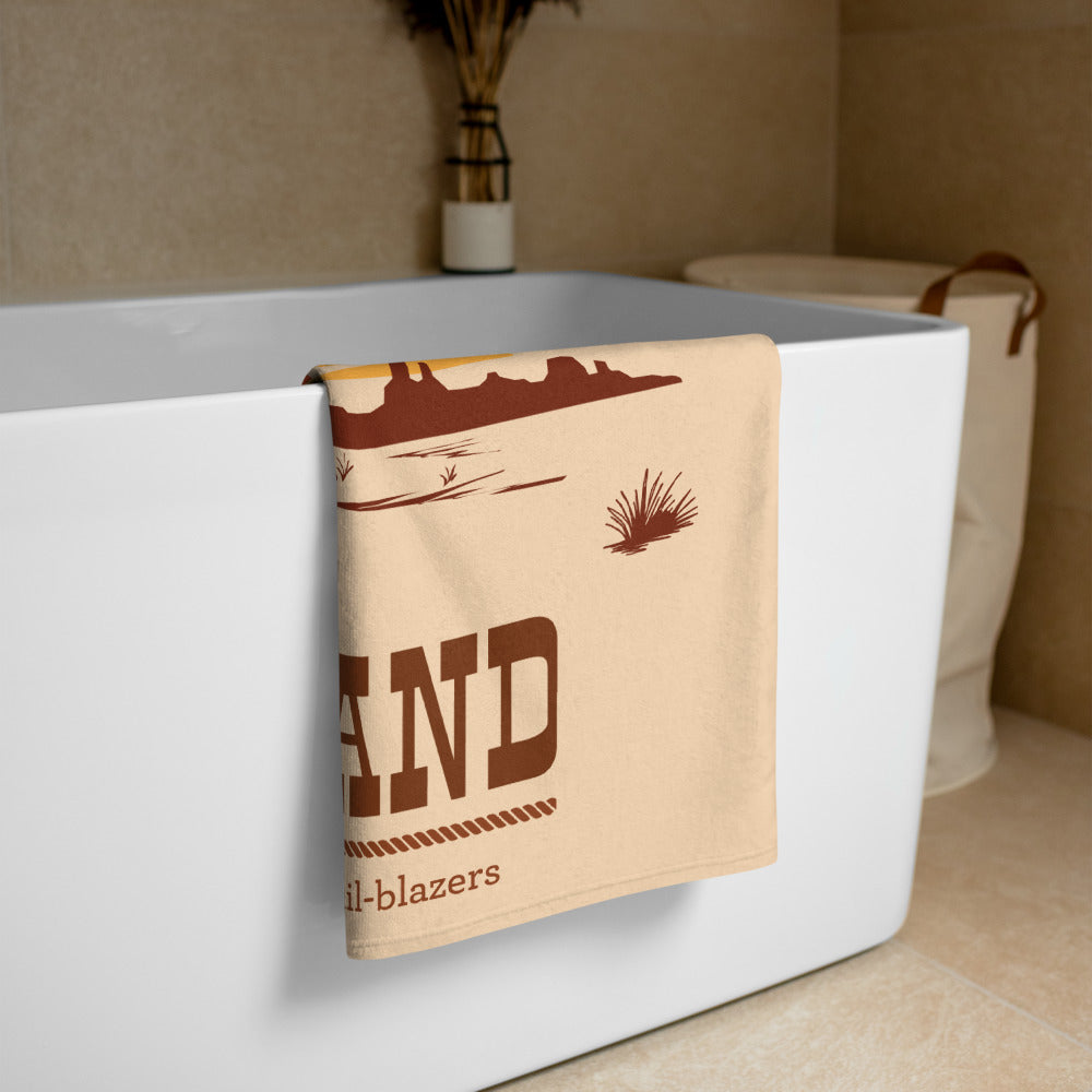 FRONTIERLAND stagecoach Beach Towel
