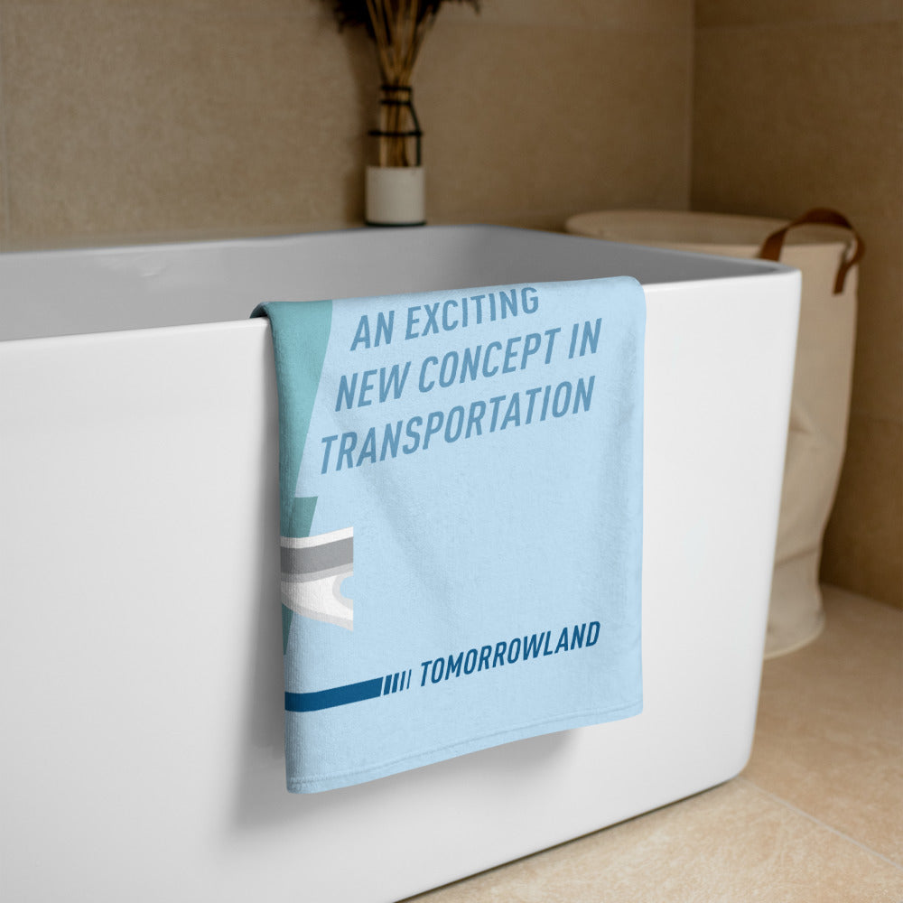 PEOPLEMOVER entry scene Beach Towel