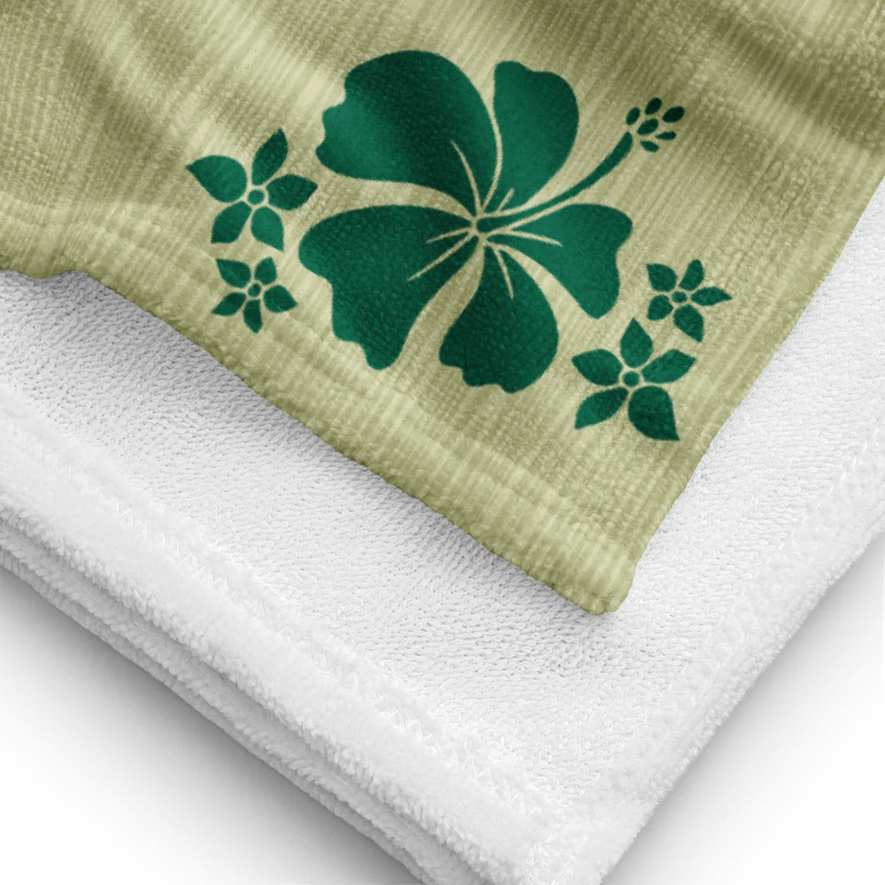 MK ADVENTURELAND jungle green Beach Towel