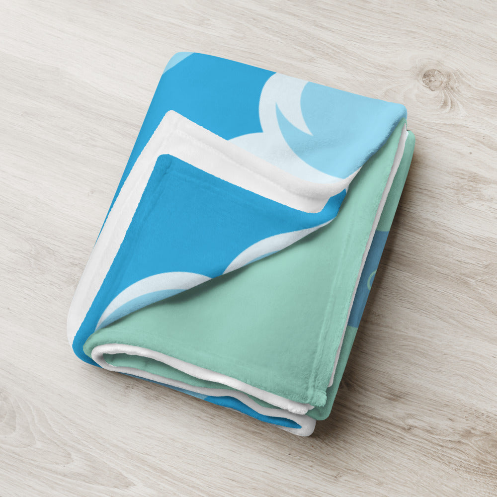 AUTOPIA - RICHFIELD boarding Throw Blanket