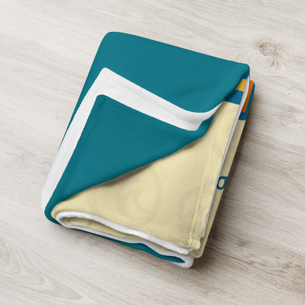 THE LIVING SEAS seabase alpha Throw Blanket