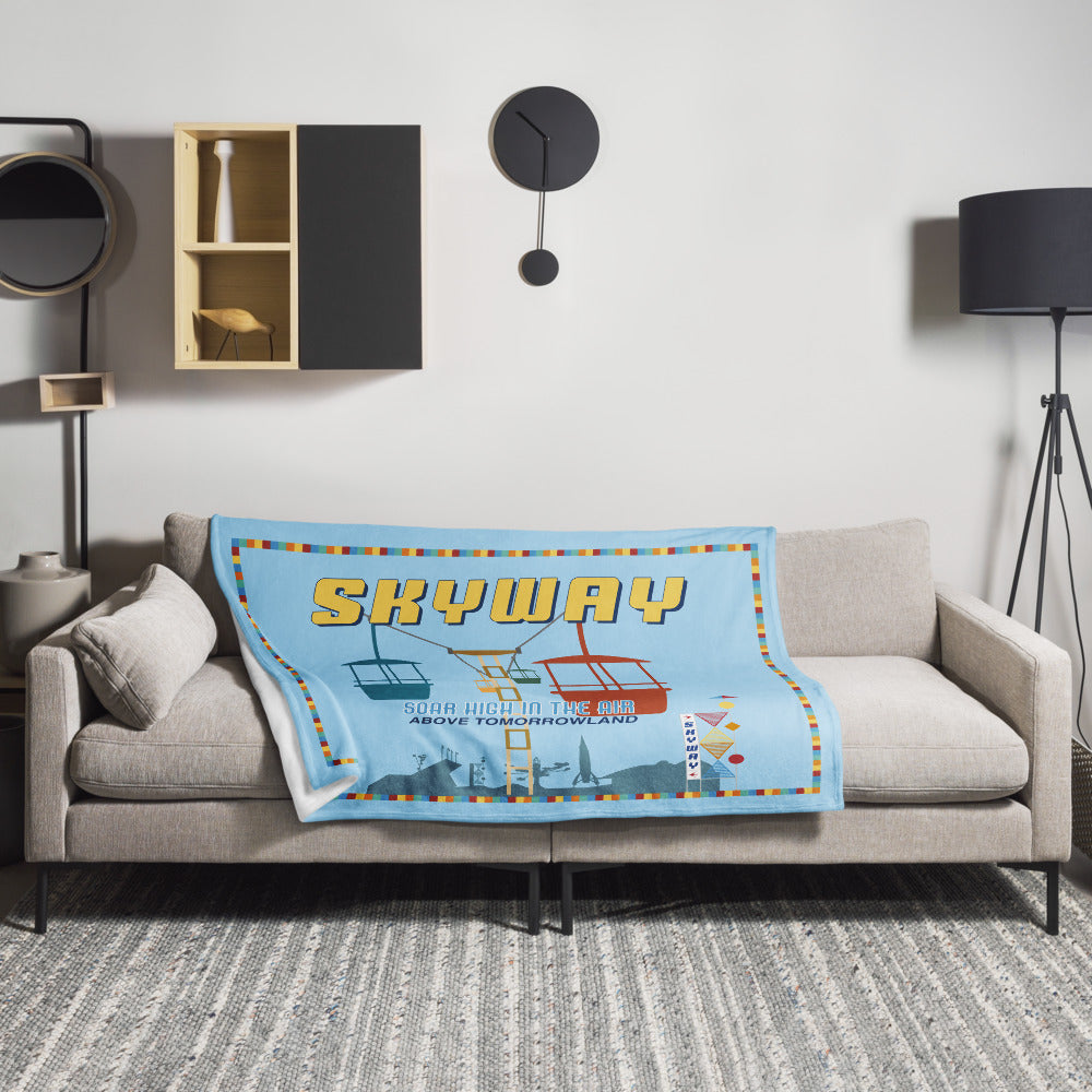 SKYWAY 1957 tower Throw Blanket