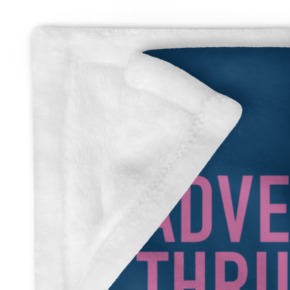 ADVENTURE THRU INNER SPACE poster Throw Blanket