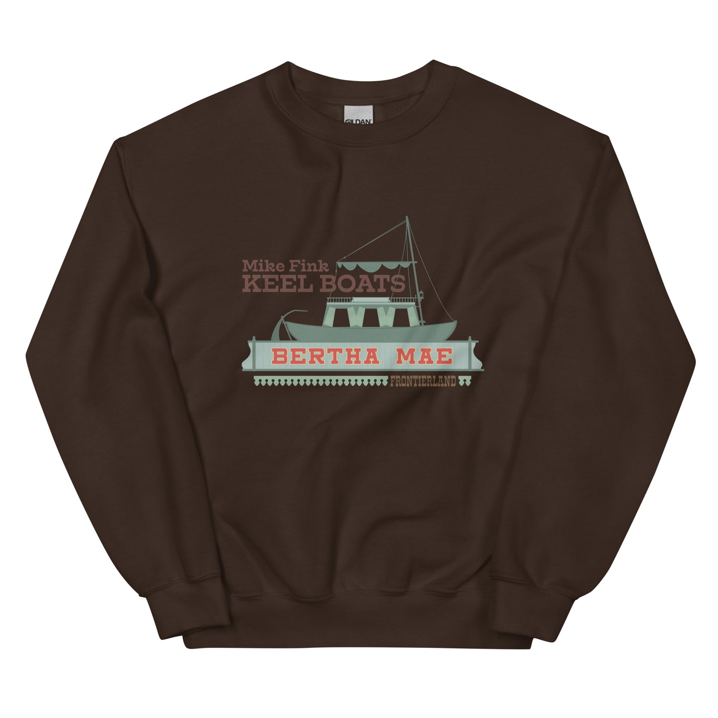 MIKE FINK KEEL BOATS bertha Mae Sweatshirt