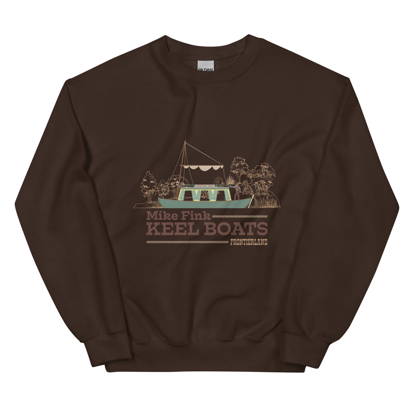 MIKE FINK KEEL BOATS scene Sweatshirt