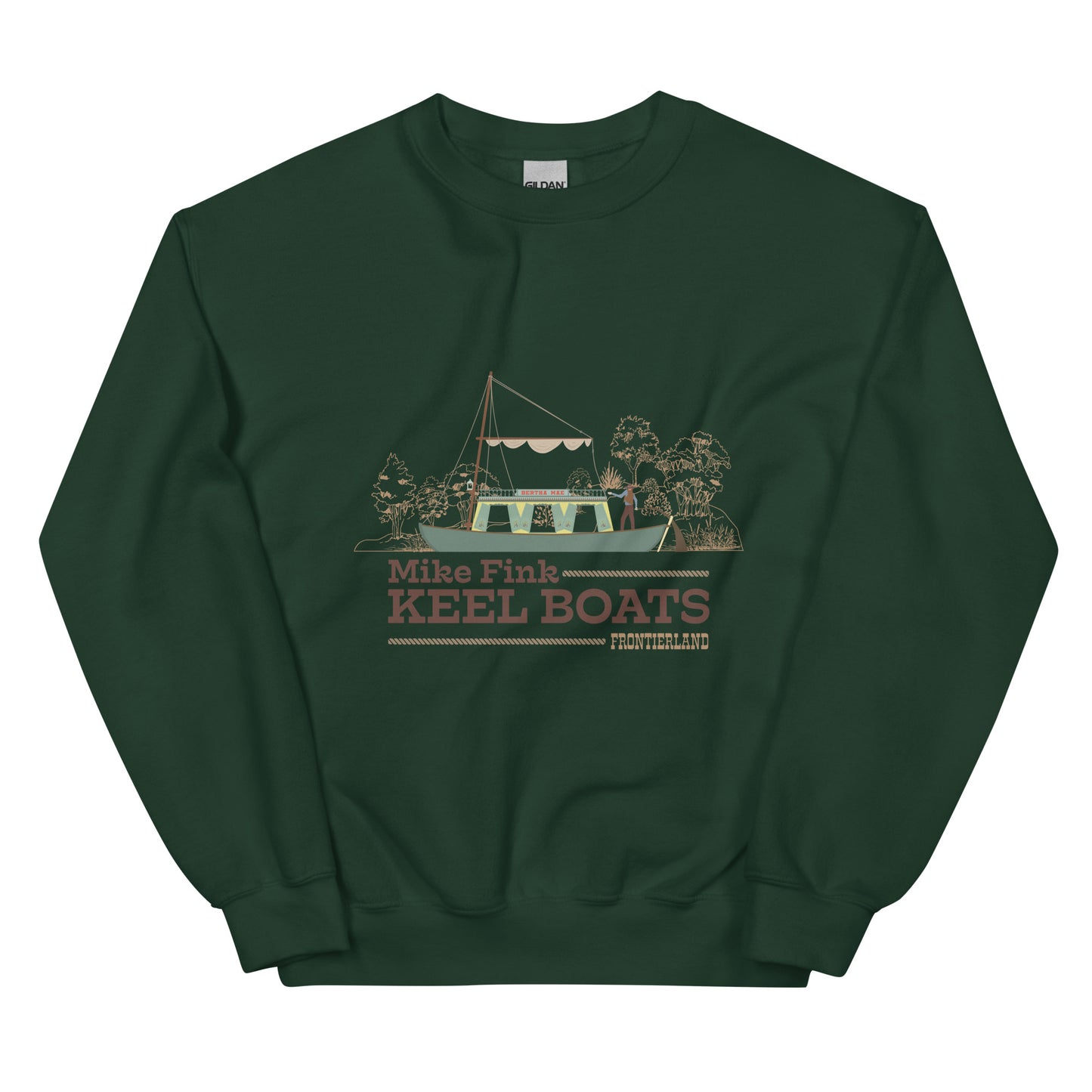 MIKE FINK KEEL BOATS scene Sweatshirt