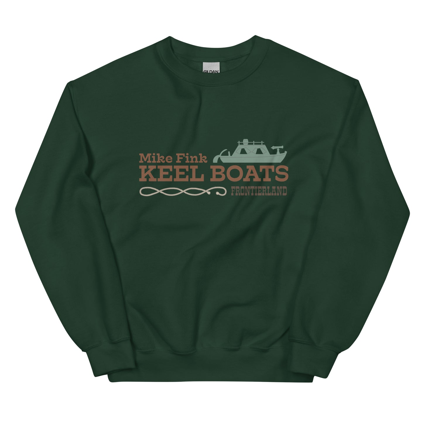 MIKE FINK KEEL BOATS title Sweatshirt