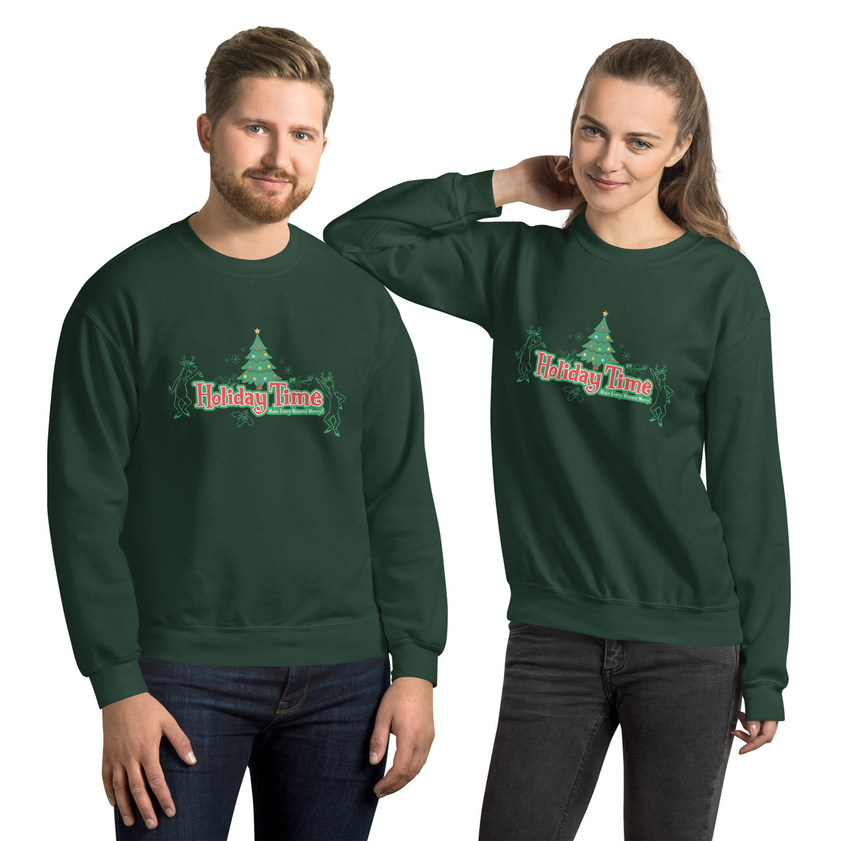 DL HOLIDAY TIME tree Sweatshirt