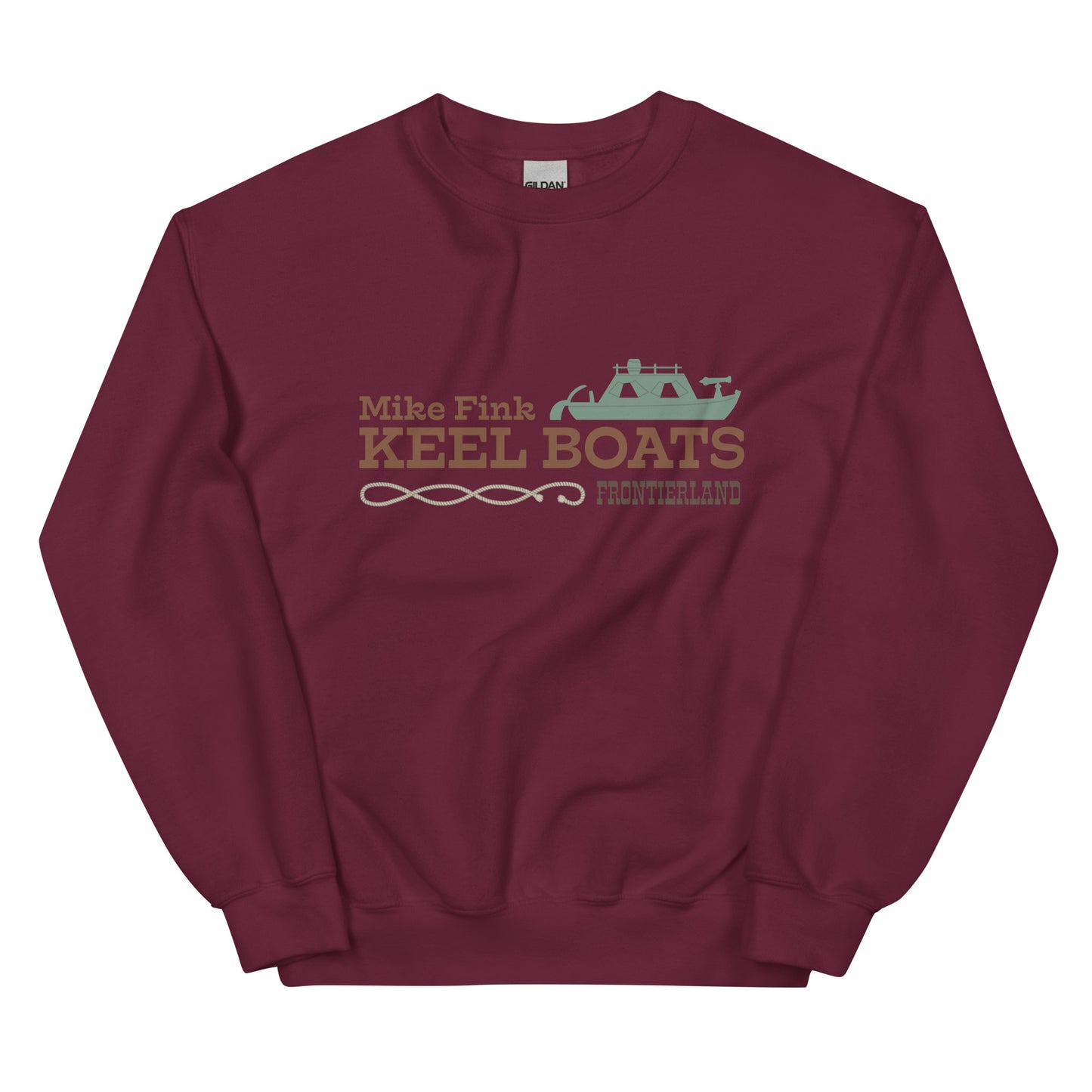 MIKE FINK KEEL BOATS title Sweatshirt