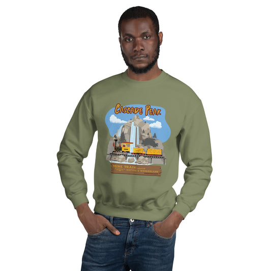 MINE TRAIN THROUGH NATURE'S WONDERLAND cascade peak Sweatshirt