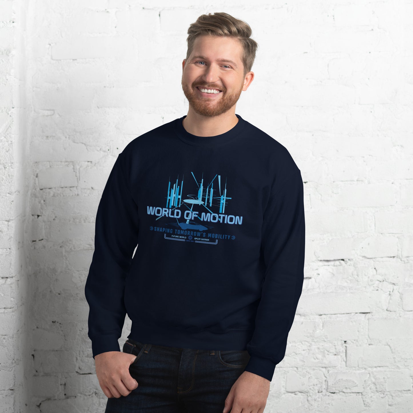 WORLD OF MOTION center core Sweatshirt