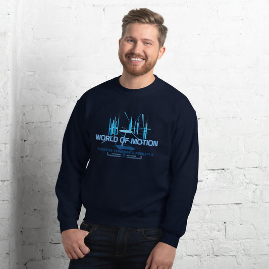 WORLD OF MOTION center core Sweatshirt