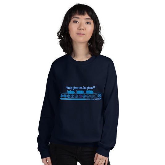 WORLD OF MOTION icons Sweatshirt