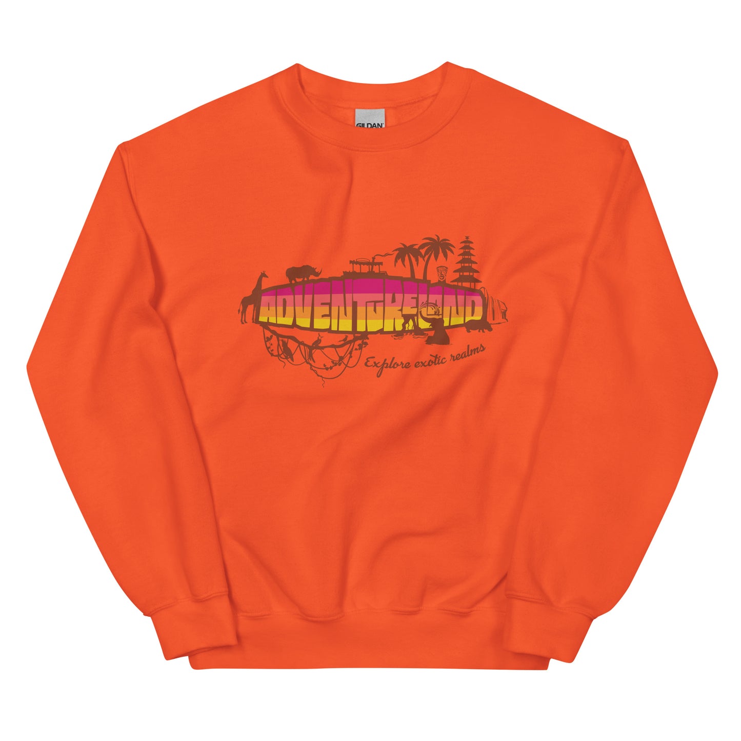 MK ADVENTURELAND jungle orange Sweatshirt