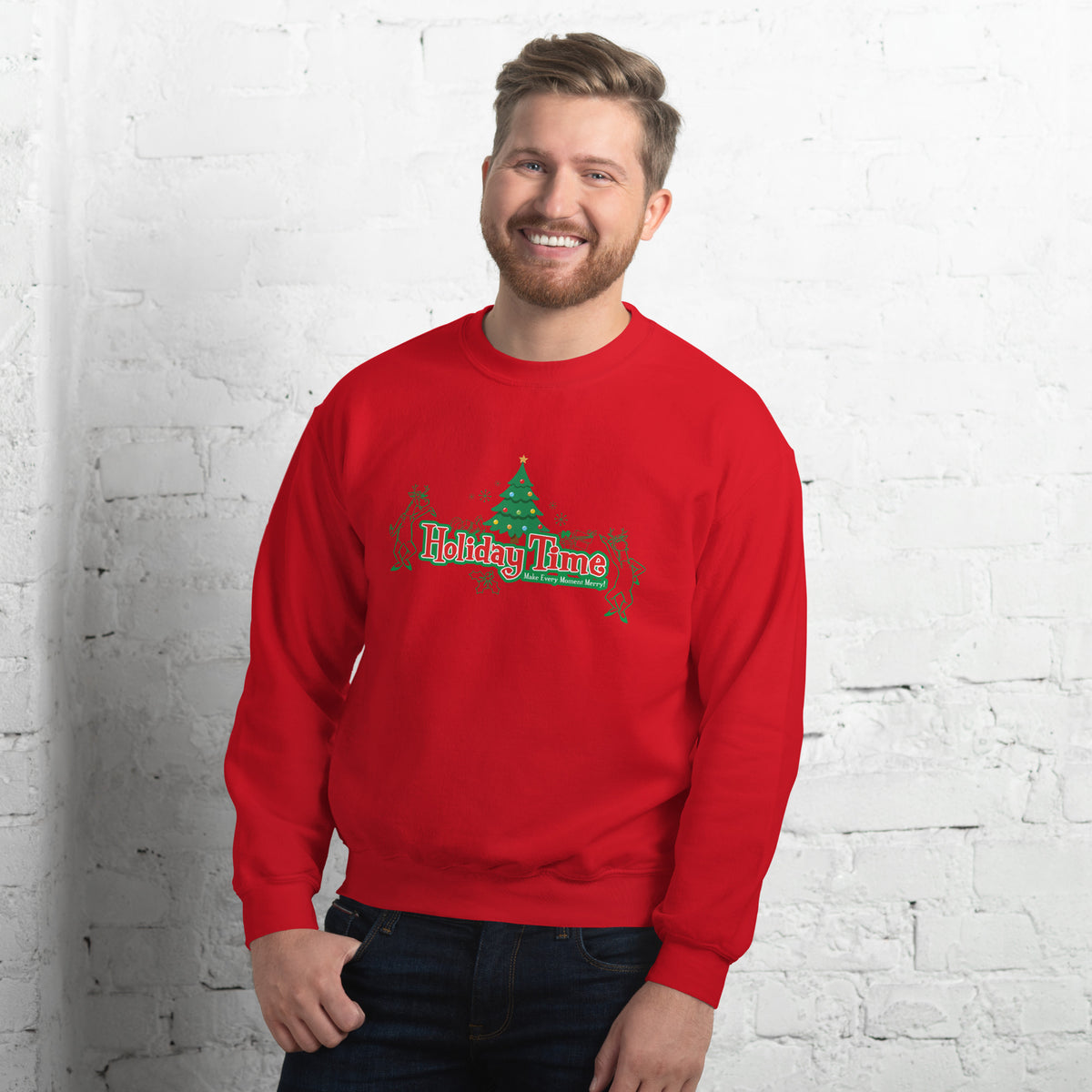 DL HOLIDAY TIME tree Sweatshirt
