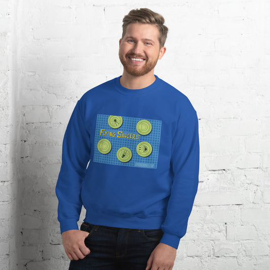 FLYING SAUCERS grid Sweatshirt