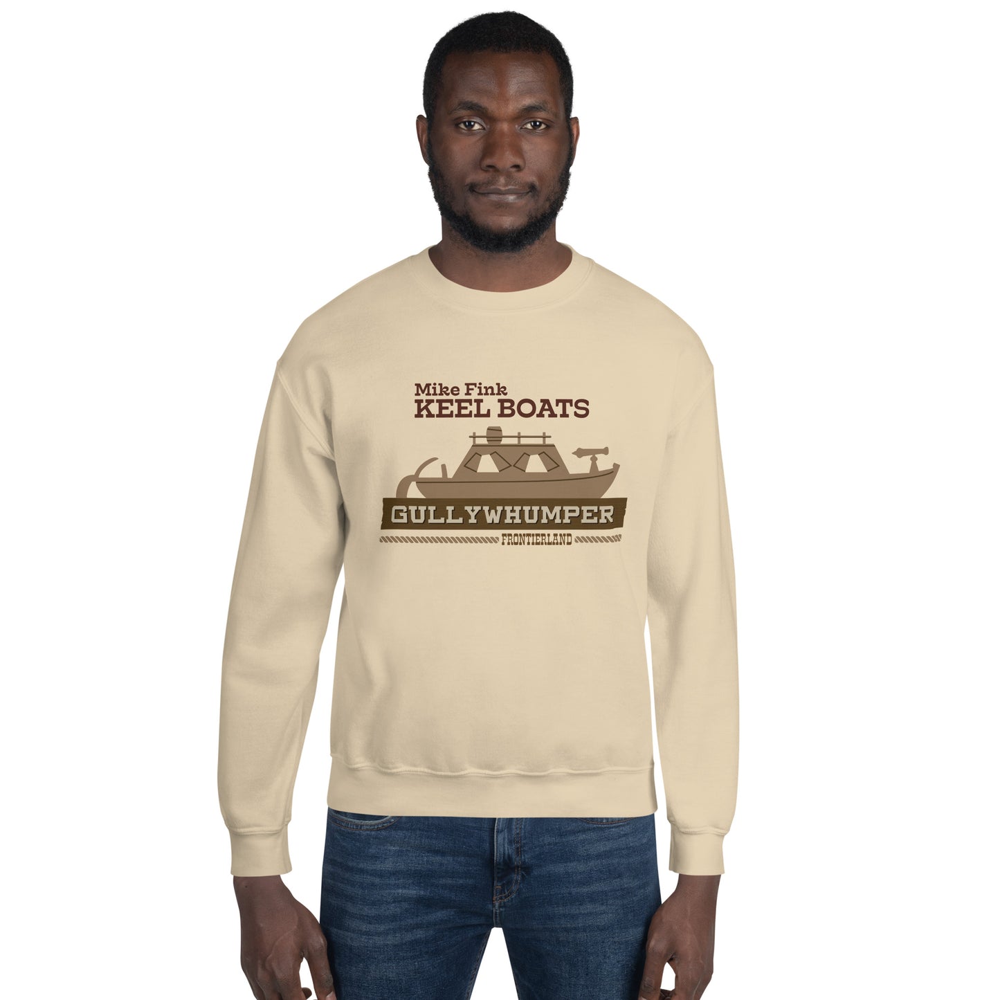 MIKE FINK KEEL BOATS gullywhumper Sweatshirt