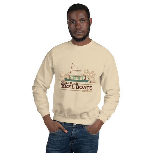 MIKE FINK KEEL BOATS scene Sweatshirt