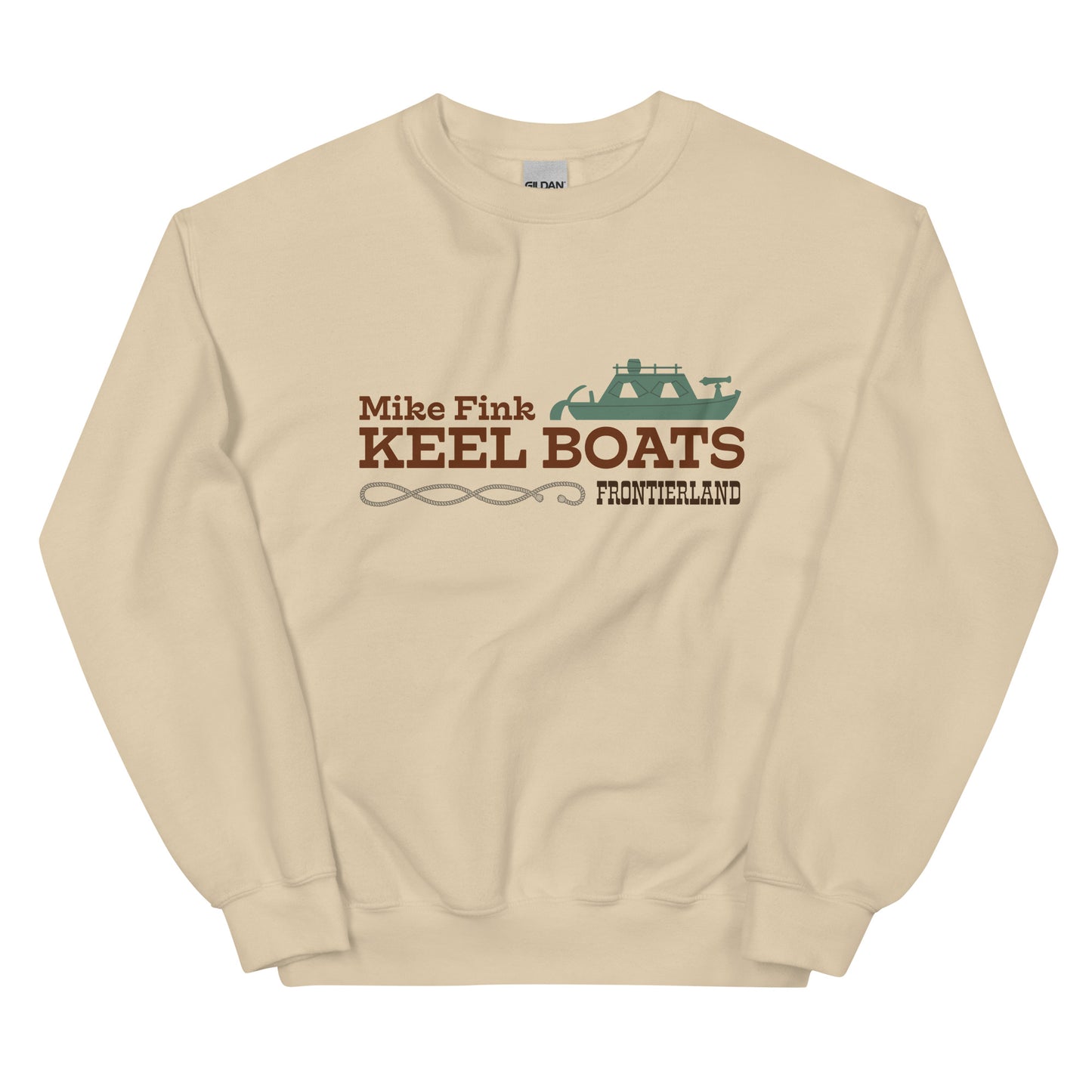 MIKE FINK KEEL BOATS title Sweatshirt
