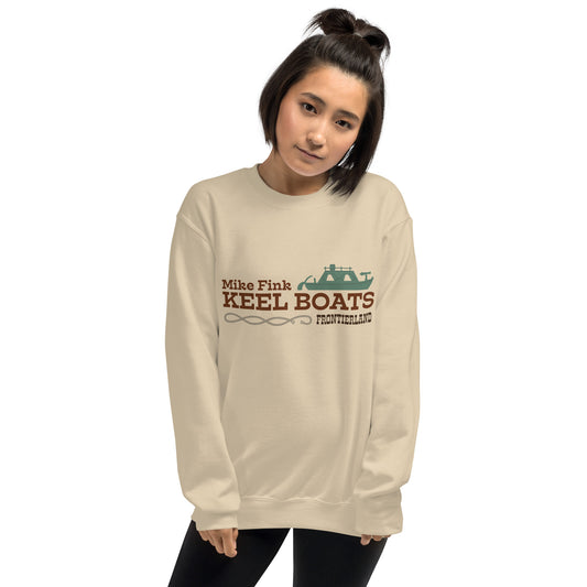MIKE FINK KEEL BOATS title Sweatshirt
