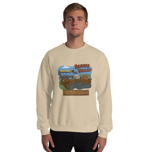 MINE TRAIN THROUGH NATURE'S WONDERLAND beaver valley Sweatshirt